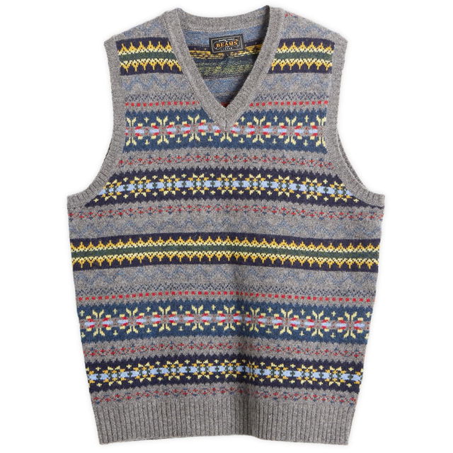 Fair Isle Knit Vest