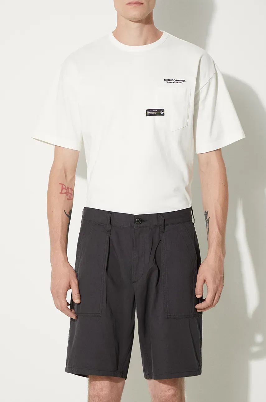 Къси панталони Neighborhood Baker Short Pants Черно | 241AQNH.PTM02, 0