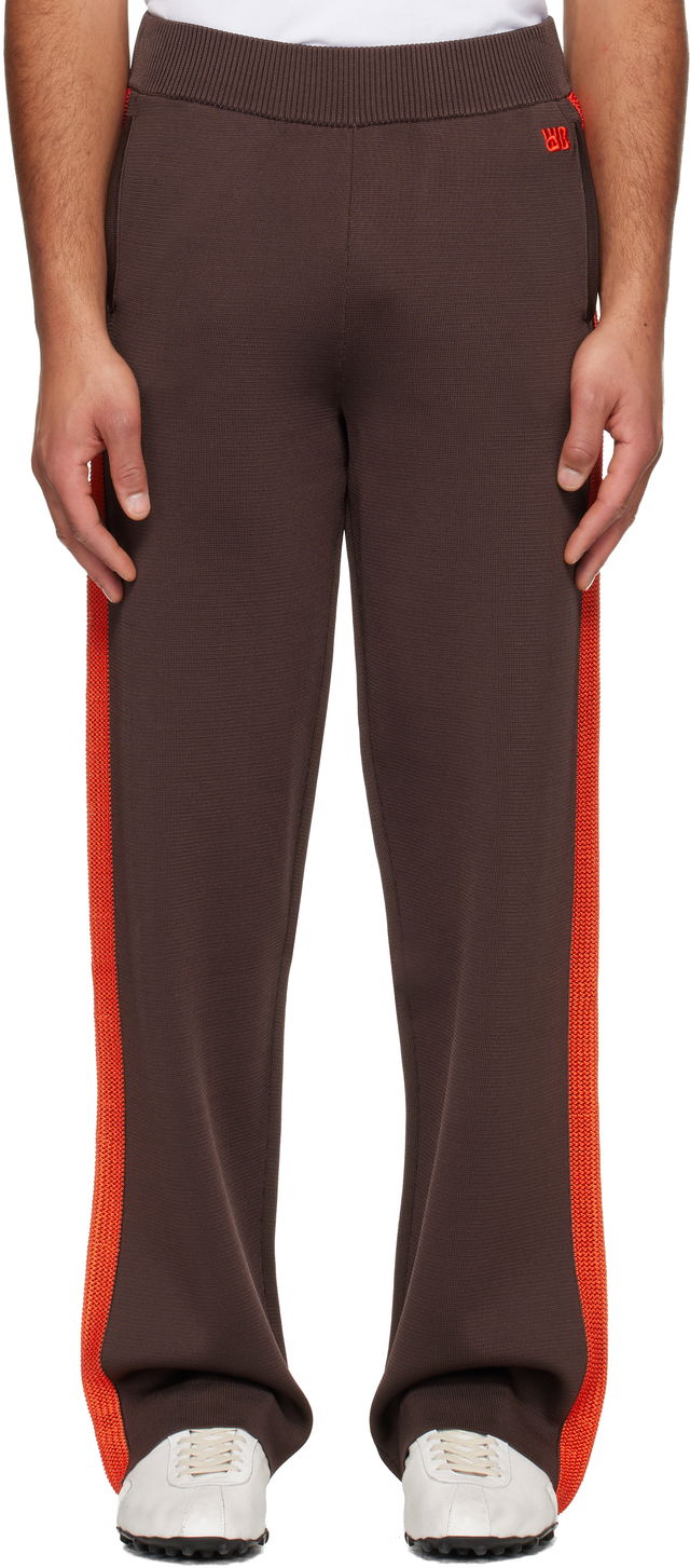 'The Tide' Knitted Track Pants with Side Stripe