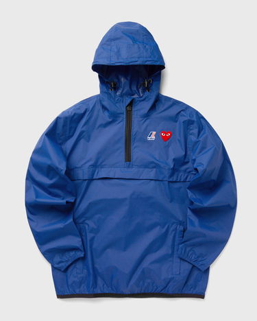 Ветровка Comme des Garçons PLAY x K-Way Half Zip Hooded Jacket Синьо | AZ J502 051 2, 3