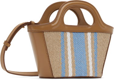 Дамска чанта Marni Marni Tropicalia Micro Tote Bag Кафяво | BMMP0067Q7 P8181, 2