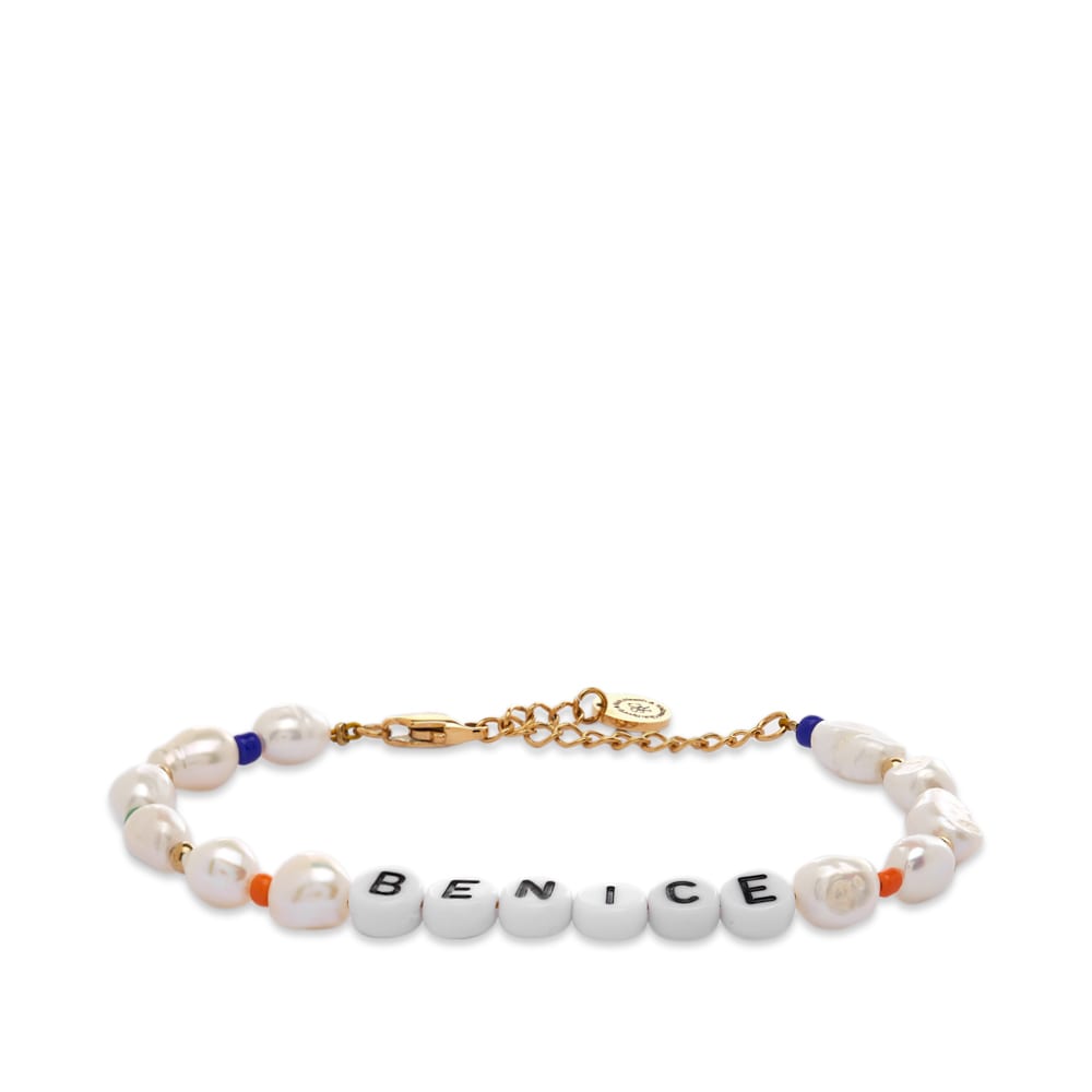 Гривна Sporty & Rich Pearl & Bead Bracelet Бяло | AC473-PE, 0
