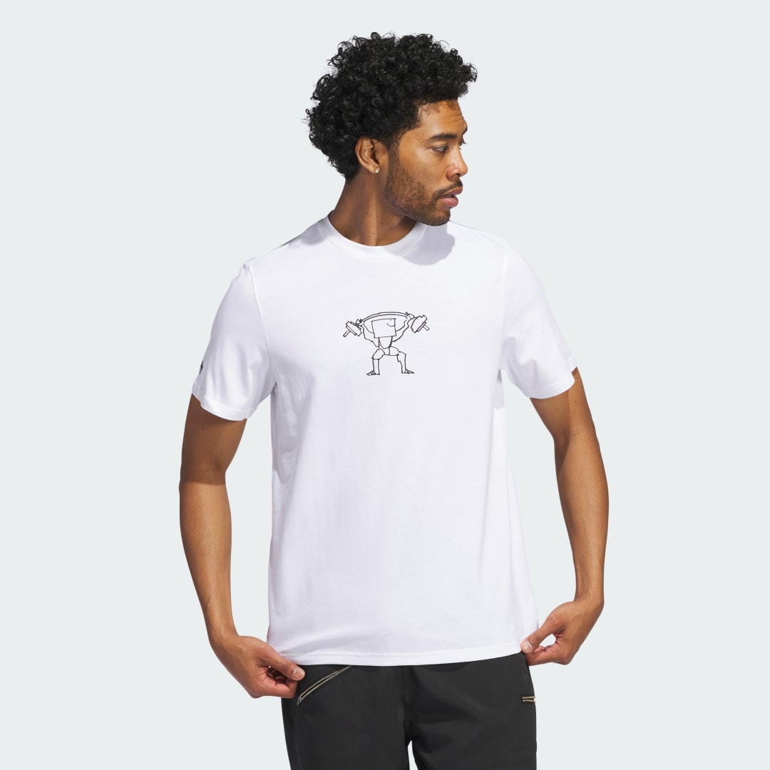 Тениска adidas Performance Shmoofoil Lifter Бяло | IZ4862, 1