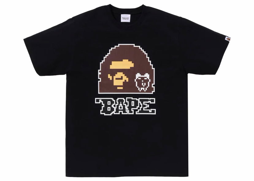 Тениска BAPE BAPE x Tamagotchi I Tee Black Черно | 1J73-110-916