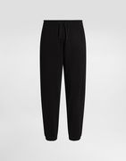 Dolce & Gabbana Stretch Jersey Jogging Pants with Embroidery