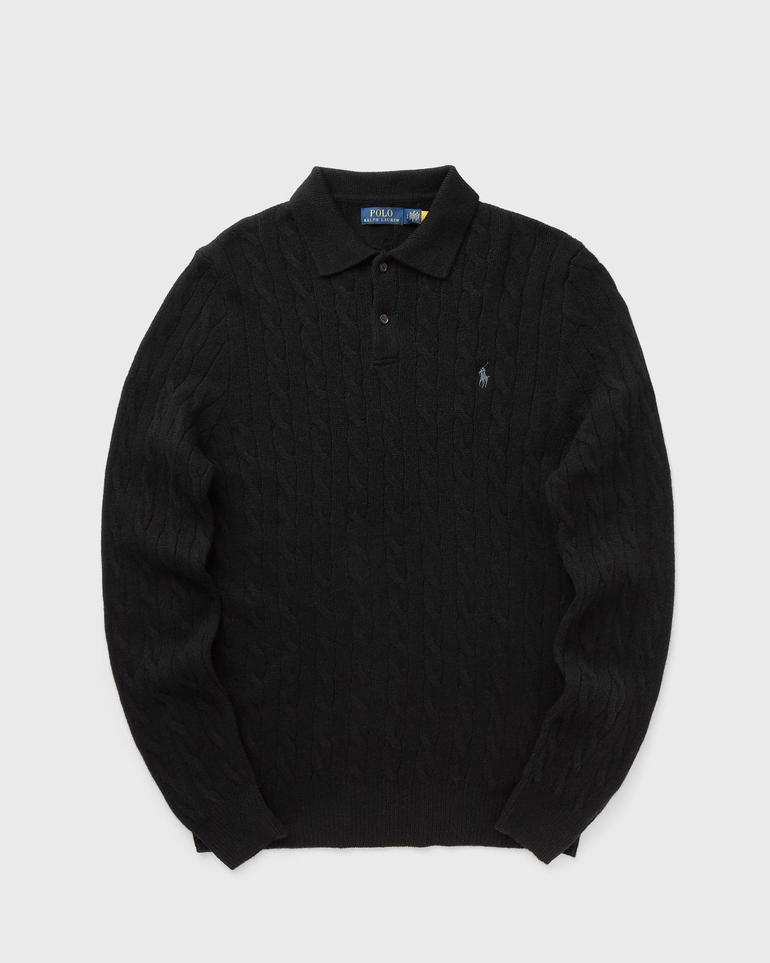 Пуловер Polo by Ralph Lauren Cable Knit Polo Sweater Черно | 710974165001, 0