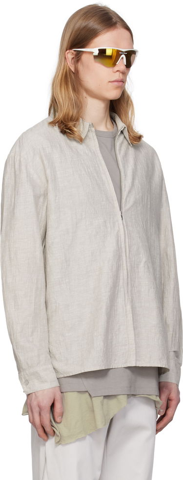 Риза Post Archive Faction (PAF) PAF 8.0 Right Zip-Up Shirt Сиво | 8.0 TSR-IV, 1