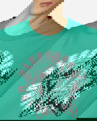 Тениска Pleasures University Heavyweight T-Shirt Зелено | P23SP029 GREEN, 5
