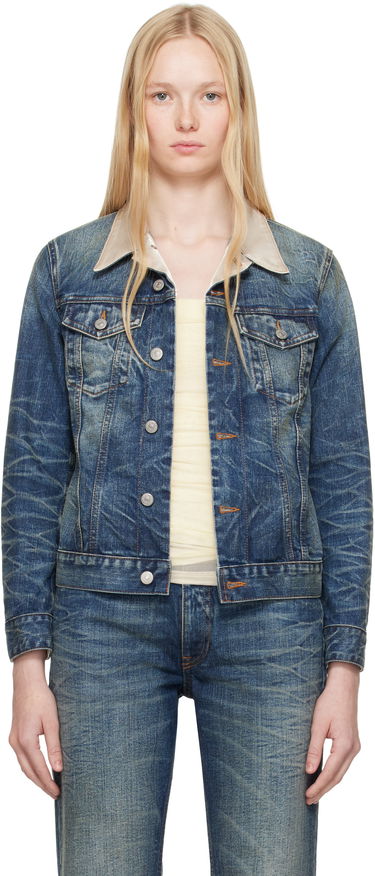 Яке Maison Margiela MM6 Maison Margiela Sports Denim Jacket Синьо | S62AN0141 M30016, 0