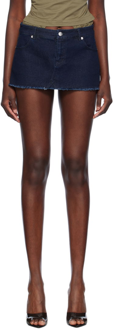Пола Miaou Miaou Miss Denim Miniskirt Синьо | 4019RWDBLD, 0