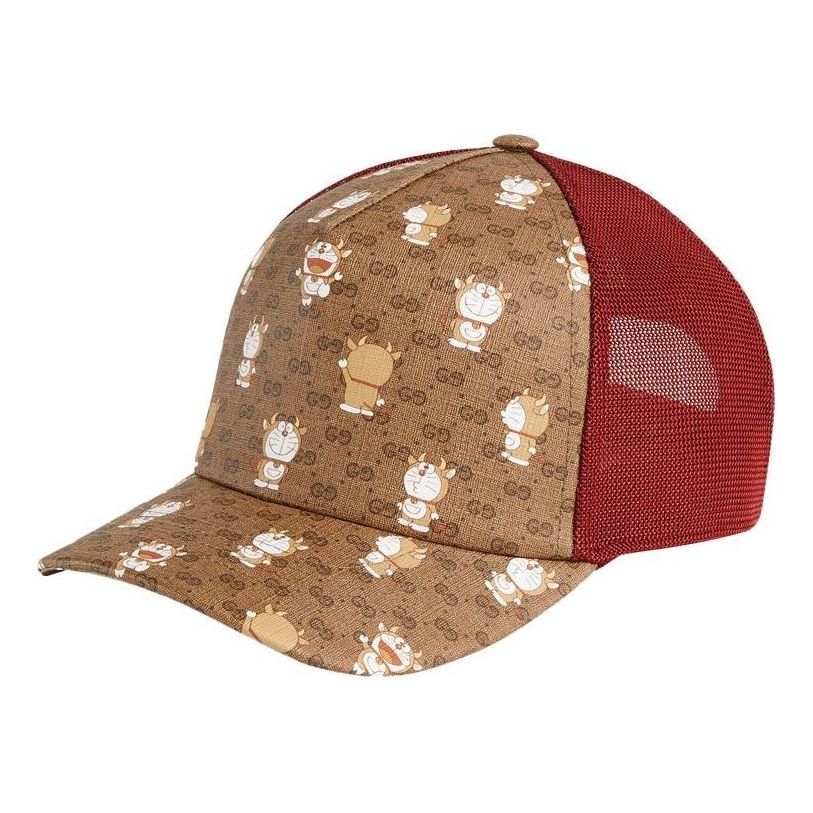 Шапка Gucci Gucci x Doraemon Baseball Hat Кафяво | 648845-4HACT-9774