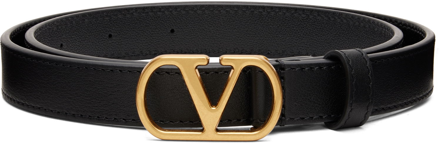 Колани Valentino Garavani VLogo Signature Leather Belt Кафяво | 7W2T0SM7IYR, 1