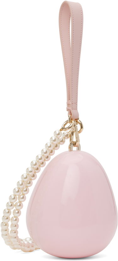Дамска чанта Simone Rocha Simone Rocha Micro Egg Pearl-Strap Handbag Розово | BAG110CB 0773, 1