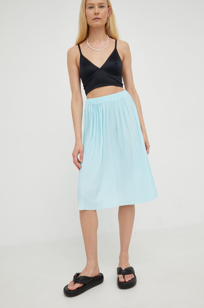 Пола Samsoe Samsoe Uma Skirt Тюркоазено | F18403400, 0