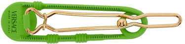 Значка Versace Versace Safety Pin Hair Clip Зелено | 1006259_1A00635, 1