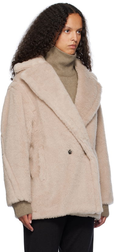 Яке Max Mara Max Mara Olga Short Faux-Fur Coat Бежово | 2421086032600 MM10501, 1