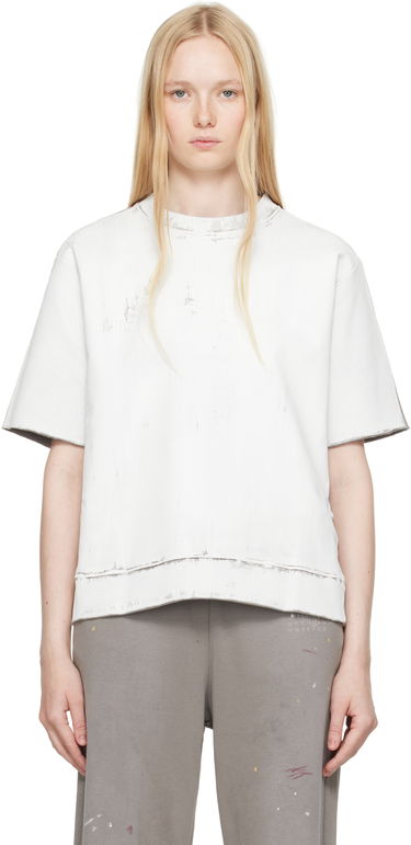 Тениска Maison Margiela MM6 Maison Margiela Light Sweatshirt Бяло | S62GU0137 M25013, 0