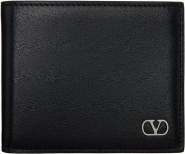 Портфейл Valentino Valentino Garavani VLogo Signature Grainy Calfskin Bifold Wallet Черно | 6Y2P0V08WVF, 0