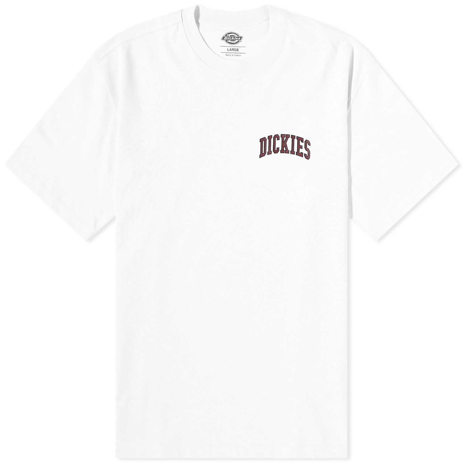 Тениска Dickies Aitkin Chest Logo T-Shirt "White & Fired Brick" Бяло | DK0A4Y8OG401, 0