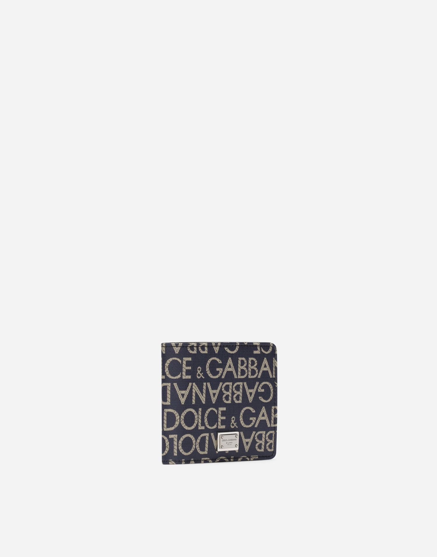 Портфейл Dolce & Gabbana Coated Jacquard Bifold Wallet Синьо | BP1321AJ7058L625, 1