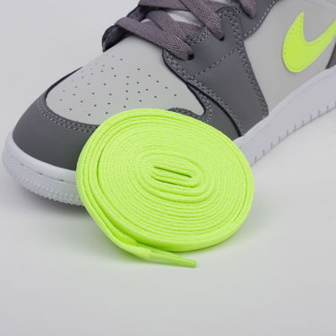 Кецове и обувки Jordan Air Jordan 1 Mid "Gun Smoke Volt" GS Сиво | 554725-072, 4