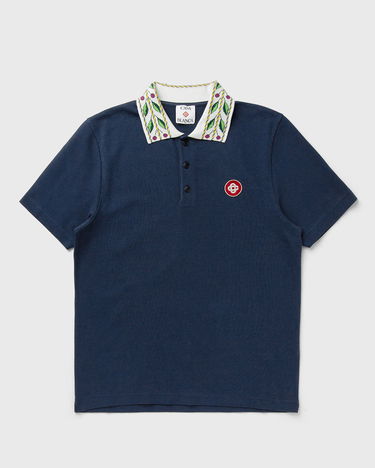 Поло тениска Casablanca Laurel Pique Polo Shirt Тъмно синьо | MPF25-JTP-243-02, 0