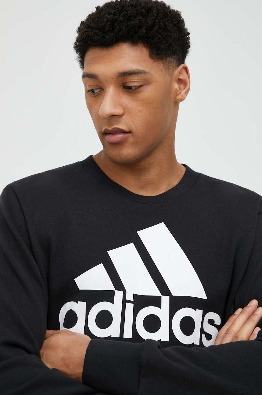 Суитчър adidas Originals French Terry Big Logo Sweatshirt Черно | IC9324, 0