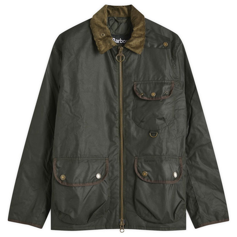 Пухо яке Barbour Angler Wax Jacket Кафяво | MWX2348OL52