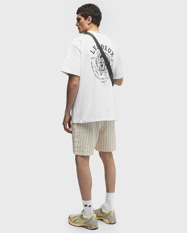 Съкратен топ Les Deux Cropped T-Shirt Бяло | 1000216-201, 1
