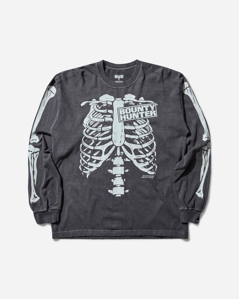 Тениска Neighborhood Bounty Hunter LS-1 Longsleeve T-Shirt Черно | 251PCBHN-LT01 BK
