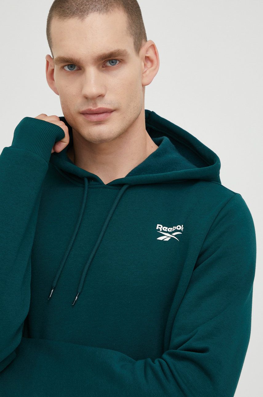 Суитчър Reebok Reebok Hoodie Зелено | HJ9939, 0