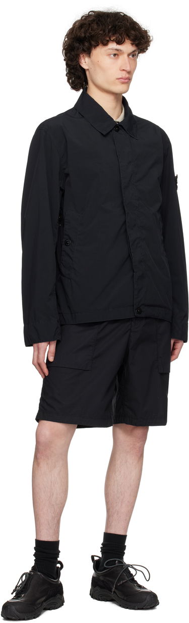 Ветровка Stone Island Stone Island Light Compact Touch Poly-TC Jacket Черно | K1S15 4100025 S0042, 4