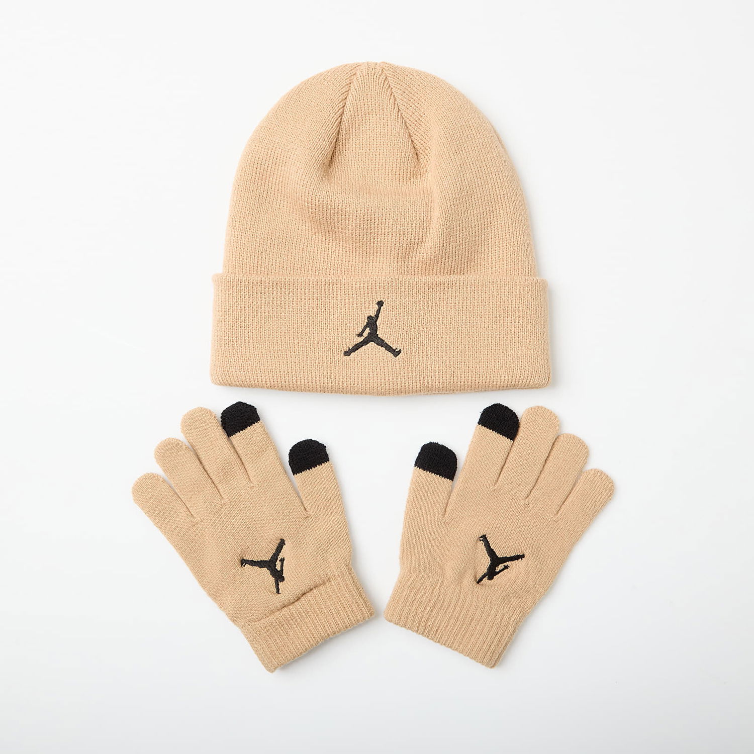 Комплект Jordan Jordan Essentials Beanie and Gloves Set Бежово | 9A0836-X0L, 0