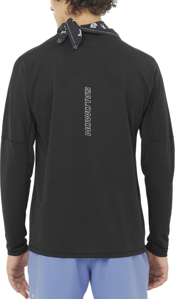 Тениска Salomon Salomon Sense Aero Graphic Long Sleeve Tee Черно | lc2694-0, 1
