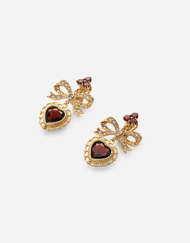 Обеци Dolce & Gabbana Dolce & Gabbana Love Heart Drop Earrings Червено | WEKL1GWGAR4ZOO00, 3
