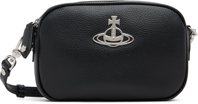 Чанта през рамо Vivienne Westwood Anna Camera Bag Черно | 48020003U-S000D-