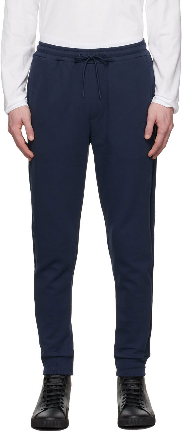 Комплект BOSS Navy Logo Tape Tracksuit Lounge Pants Тъмно синьо | 50461600, 0