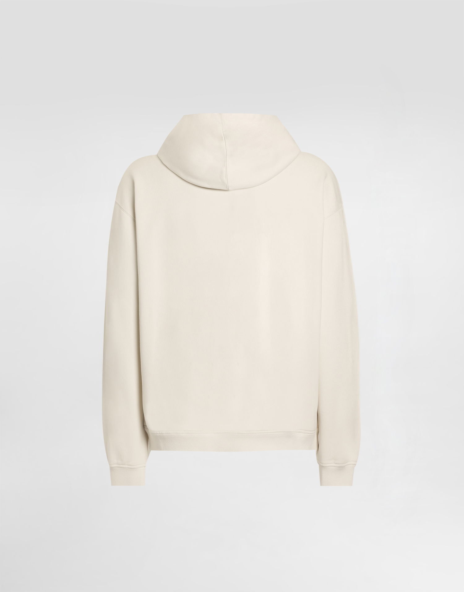 Суитчър Dolce & Gabbana Jersey Hoodie with Dolce & Gabbana Embroidery Бежово | G9ZU0ZG7PGAA4567, 1