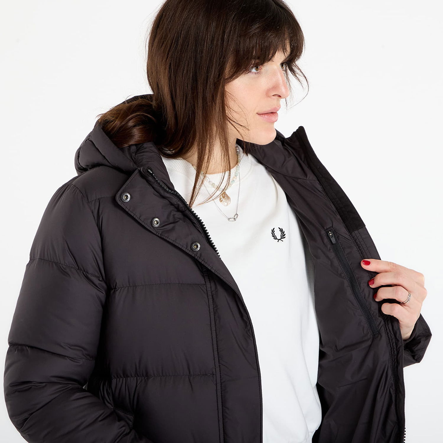 Парка Patagonia Silent Down Long Parka Черно | 27945 BLK, 1