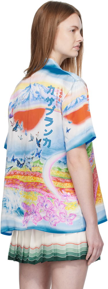 Риза Casablanca Casablanca Silk Resort Print Shirt Многоцветен | WPF25-SH-200-02, 2
