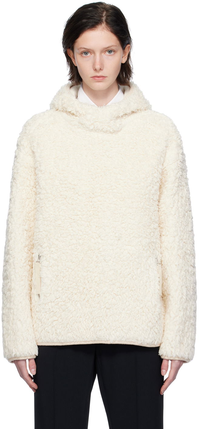 Суитчър Jil Sander Oversized Hoodie Бежово | J40GU0107_J20088, 0