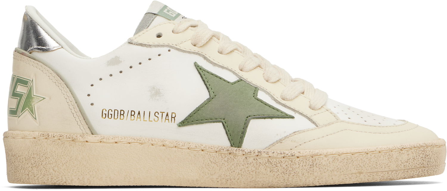Кецове и обувки Golden Goose Golden Goose Ball Star Бяло | GWF00117.F006861.10630, 0