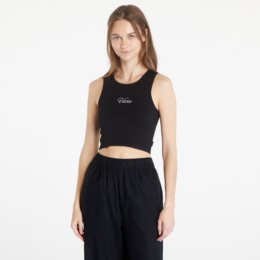 Потник Vans Top Small Staple Fitted Crop Tank Black Черно | VN000HGEBLK1