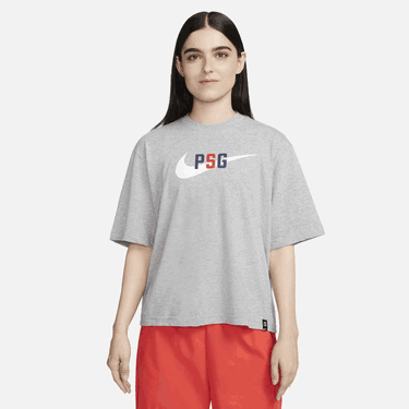Тениска Nike tričko Paris Saint-Germain Swoosh Сиво | FJ1991-010, 0