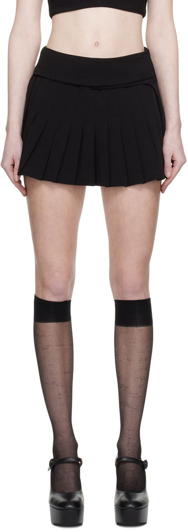Пола GUIZIO Guizio Pleated Miniskirt Черно | DGF21S997, 0