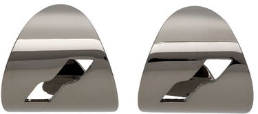 Обеци We11done Logo Motif Earrings Металик | WD-AJ1-22-707-U-DG, 0