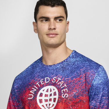 Тениска Nike Dri-FIT USA Miler Многоцветен | FJ3411-635, 3