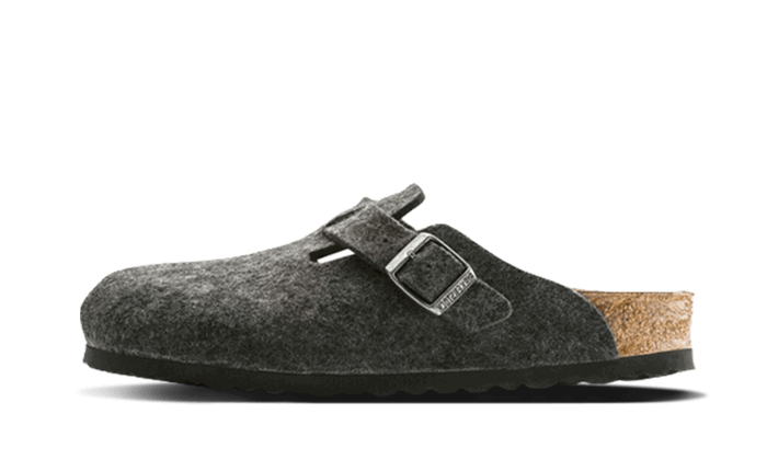 Кецове и обувки Birkenstock Boston Wool Felt Сиво | 160371, 0
