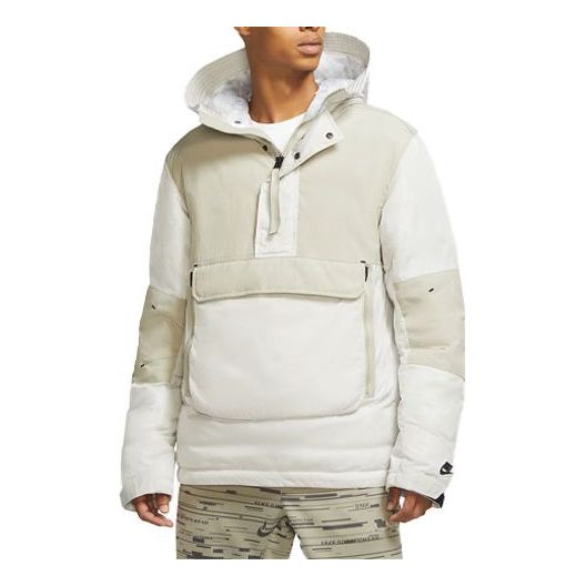 Парка Nike Nike Splicing Hooded Pullover Jacket Бежово | CU4420-072, 0
