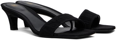 Грижа за обувките TOTEME TOTEME 'The Mule' Heeled Sandals Черно | 243-WAS0154-FB0232, 3